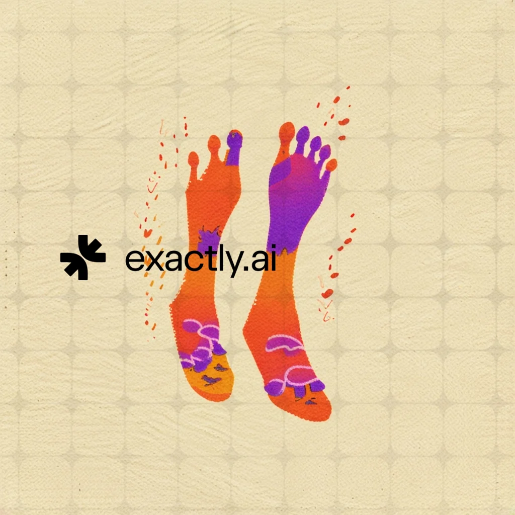 Feet created with Fright fall by Marcos Abdallah