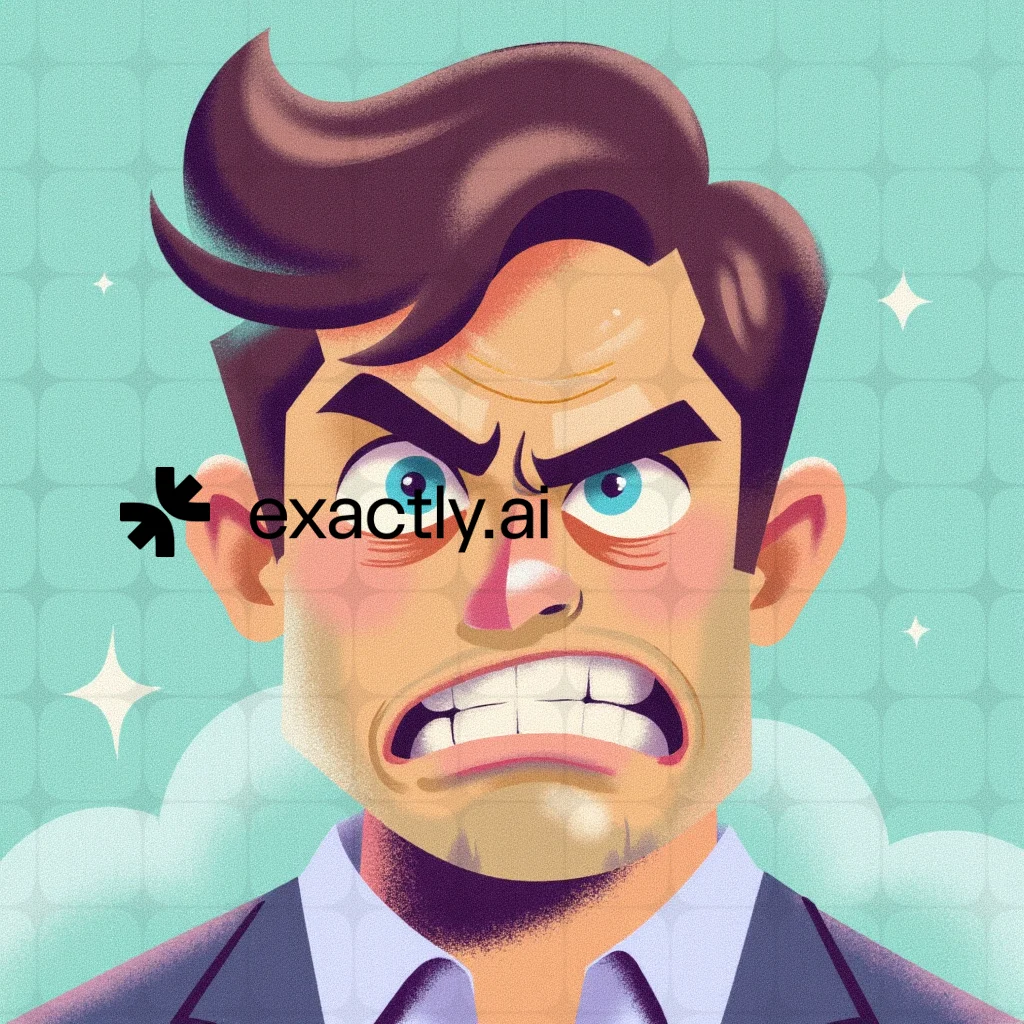 Angry Cartoon Character created with Surreal Dynamism by Olga Aleksandrova