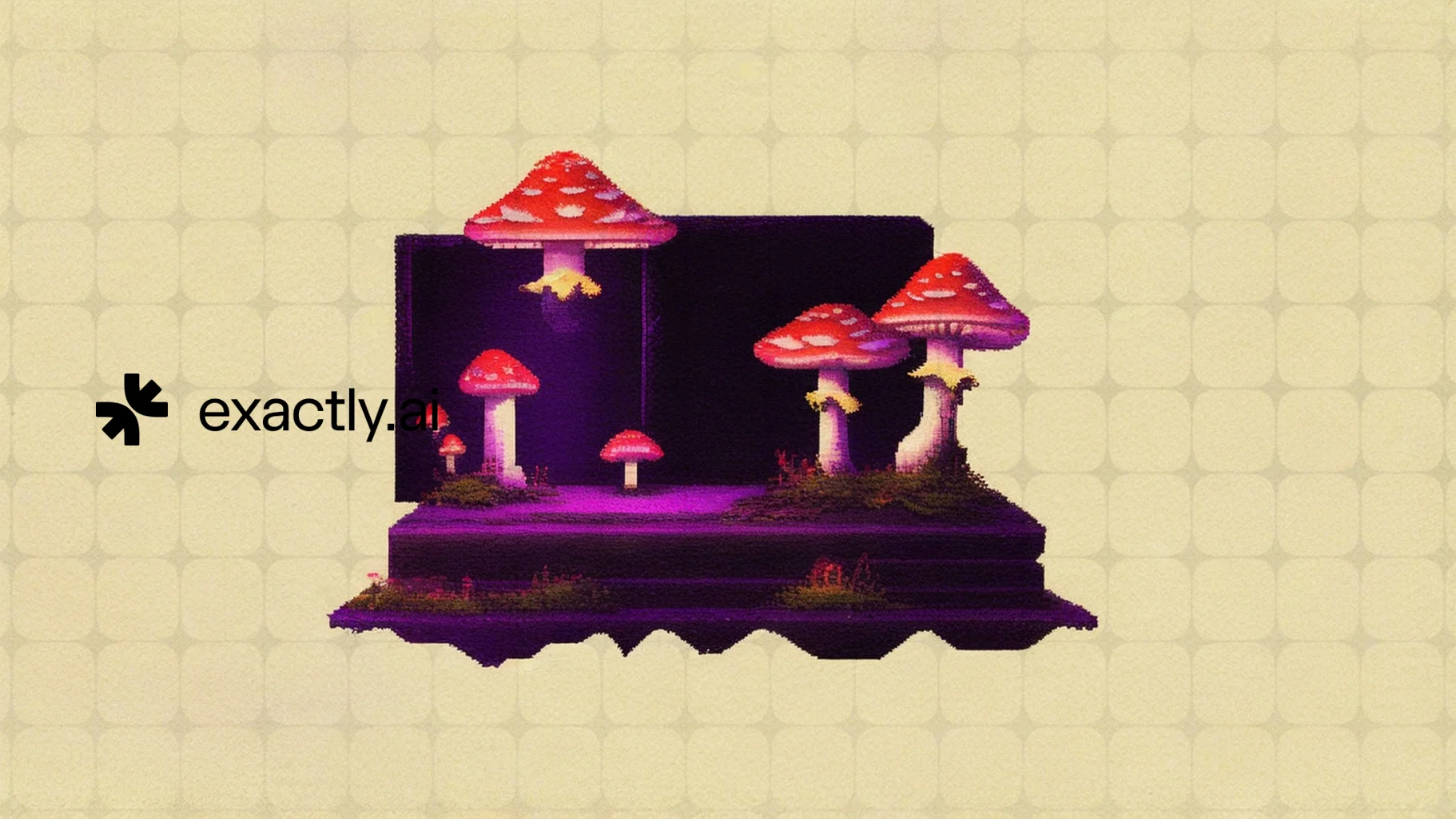 Mushroom island created with Fright fall by Marcos Abdallah