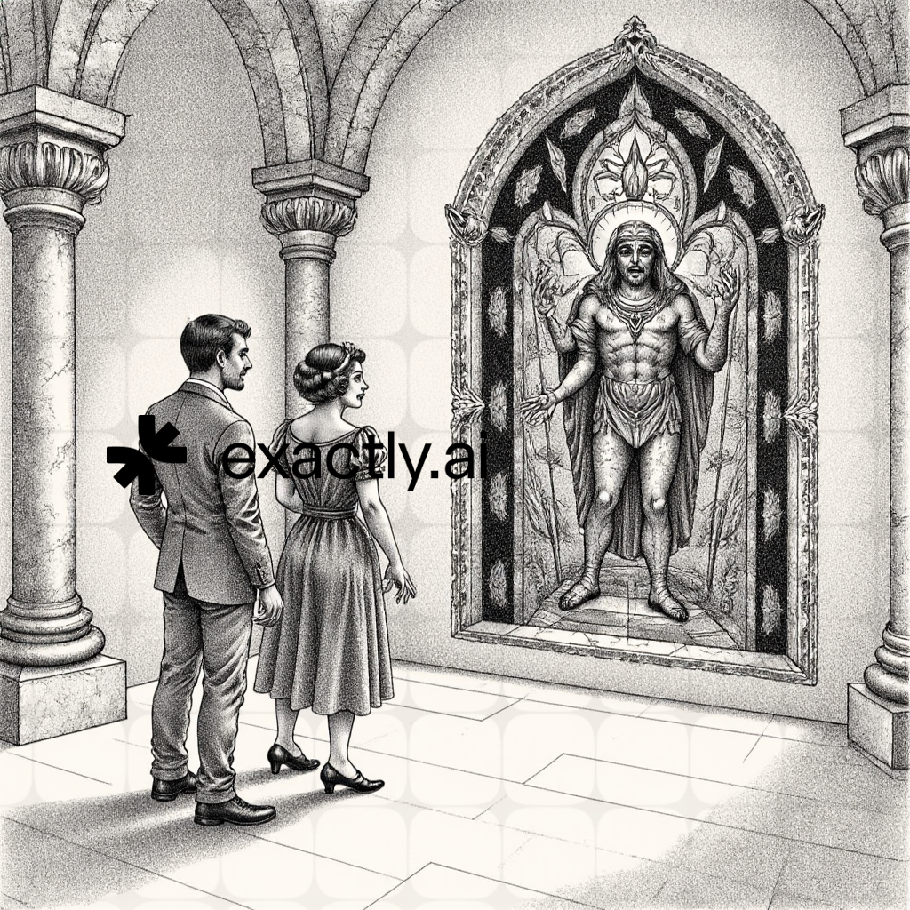 Gothic horror created with Modernist graphite by Miguel Sousa