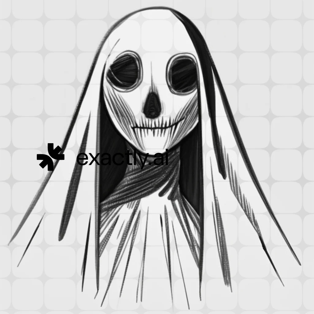 Skeleton created with Charcoal sketches by krasi