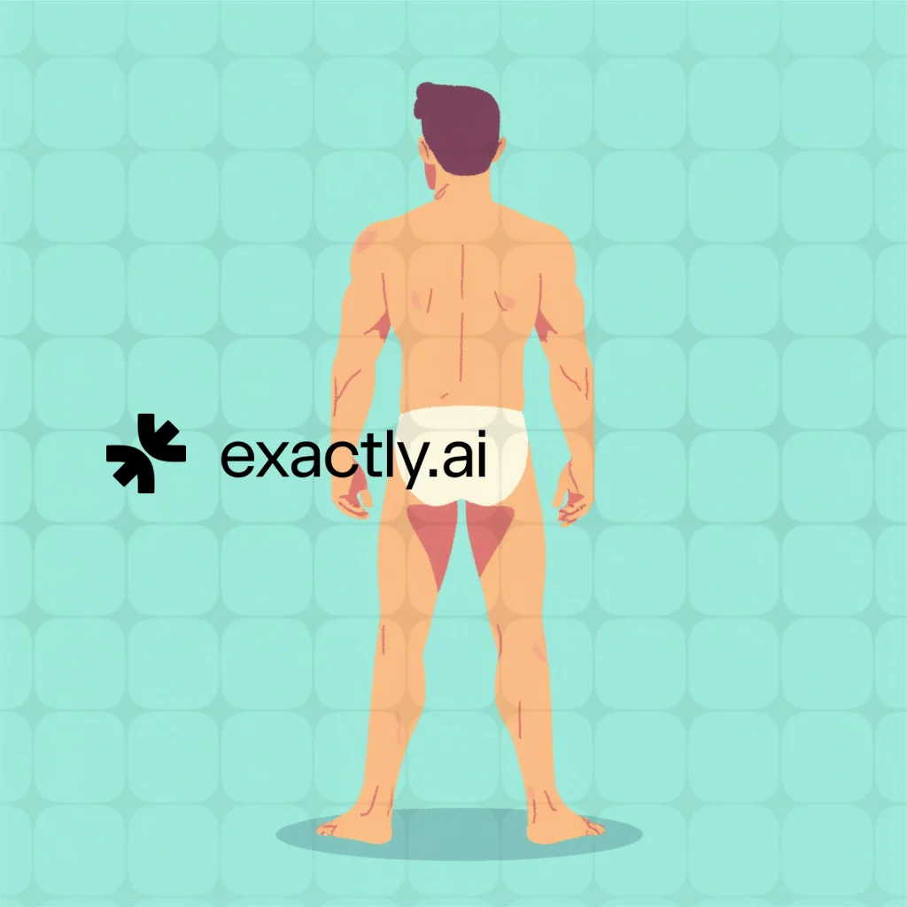 Man in Underwear created with Flat Colourful by xMx Luo
