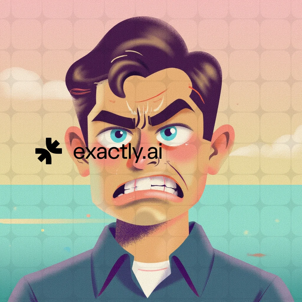 Angry Cartoon Character created with Surreal Dynamism by Olga Aleksandrova