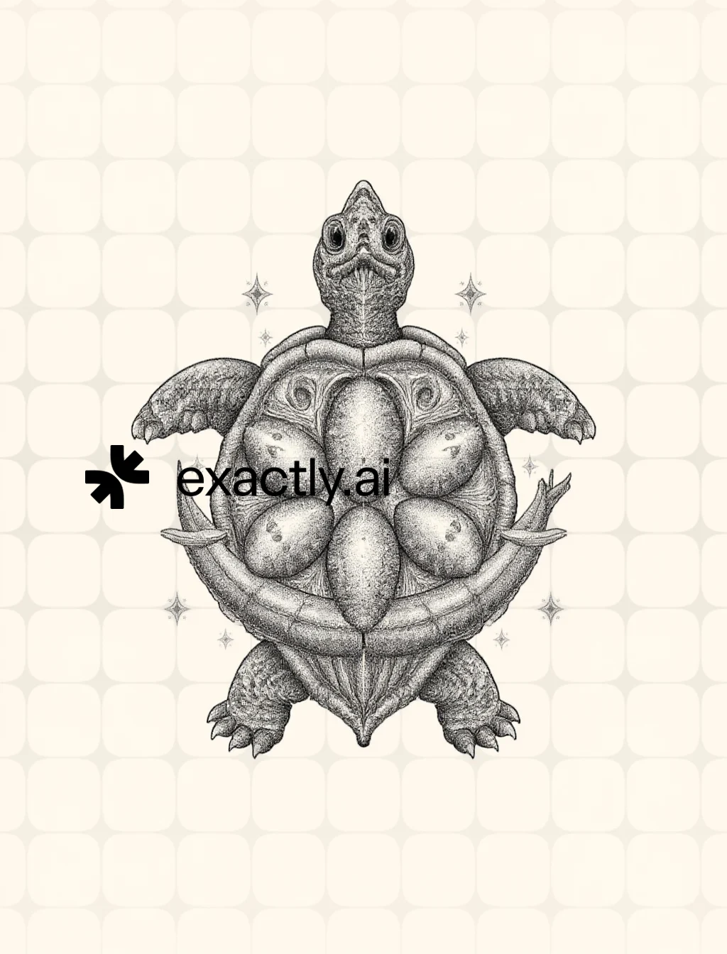 Muscular Turtle created with Modernist graphite by Miguel Sousa