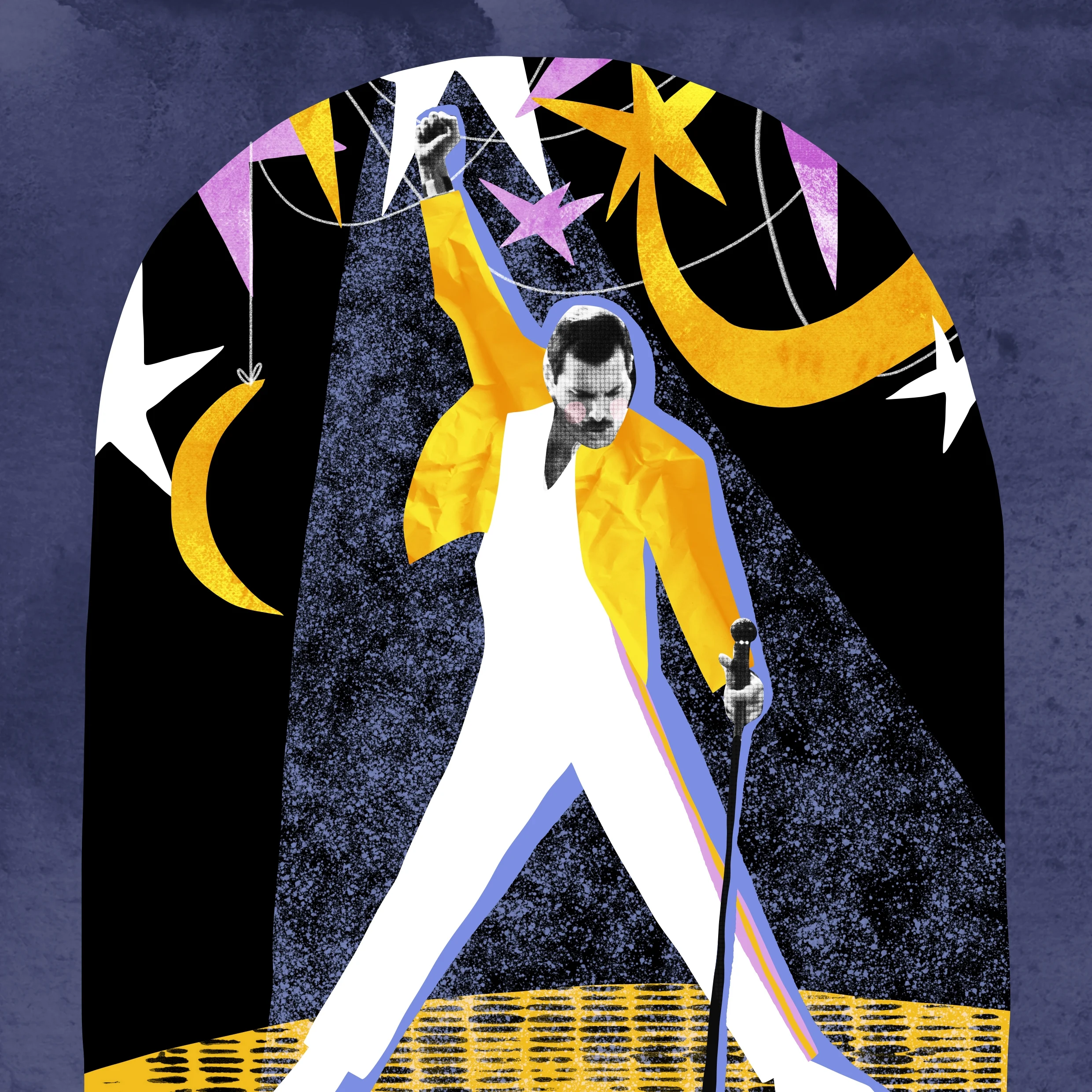 Image from the training dataset for the "Eclectic Collage" model