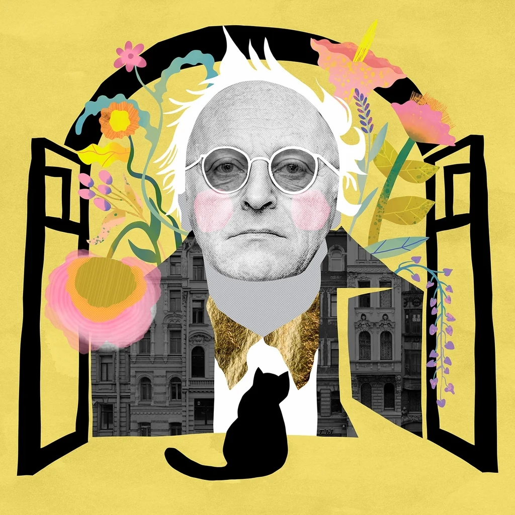 Image from the training dataset for the "Eclectic Collage" model