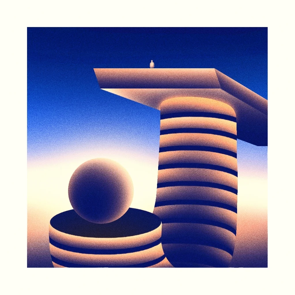 Image from the training dataset for the "Surrealscapes" model