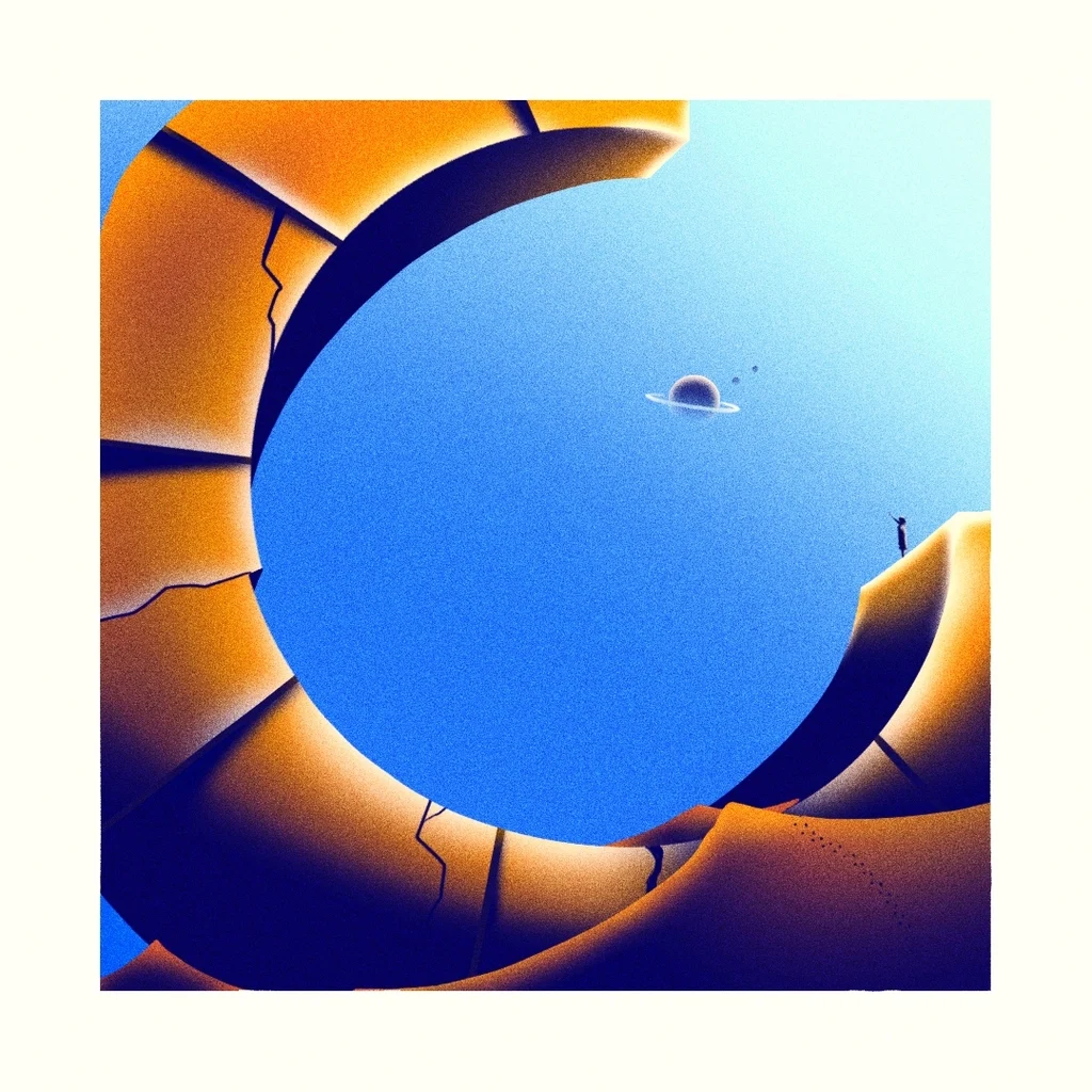 Image from the training dataset for the "Surrealscapes" model