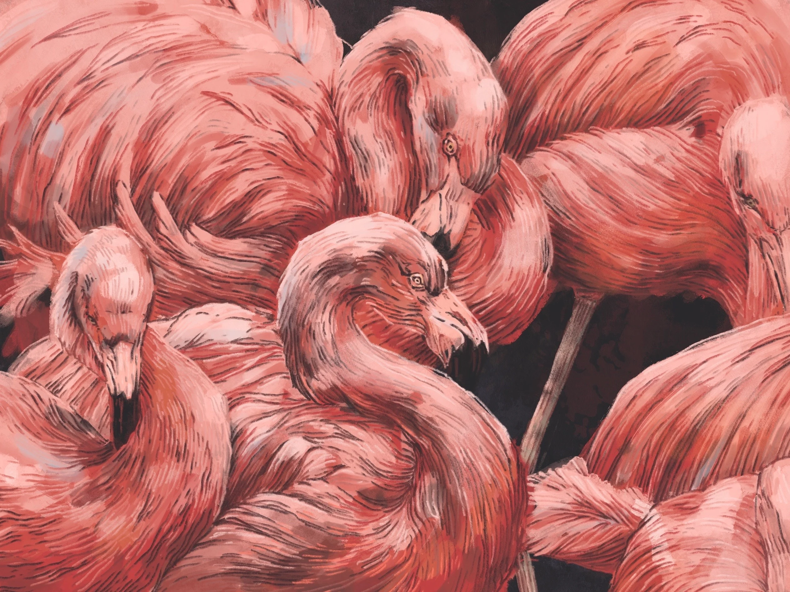 Image from the training dataset for the "Wild Elegance" model