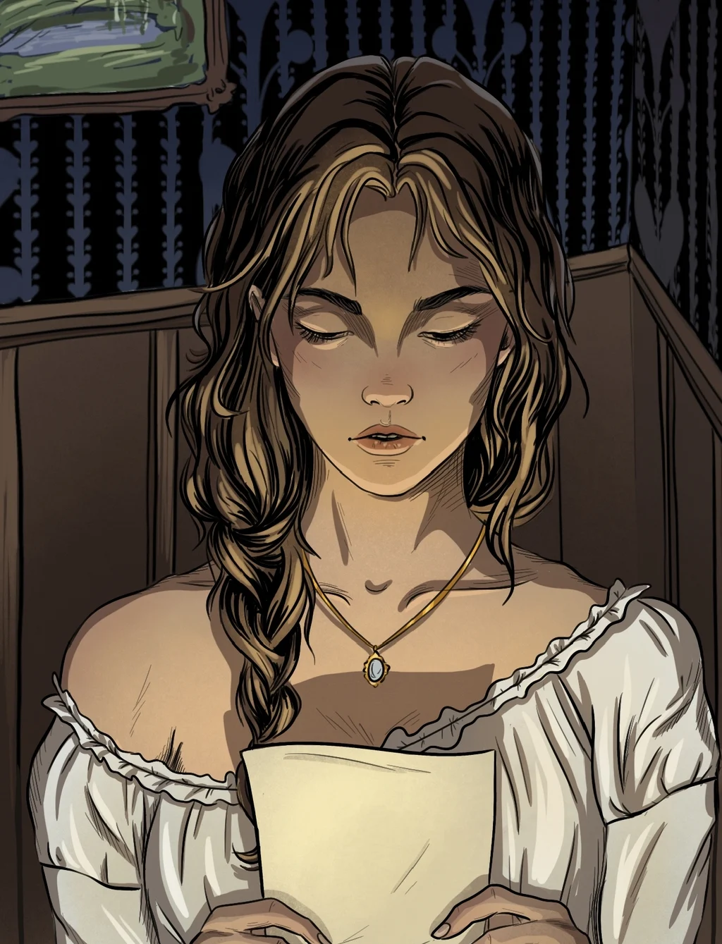 Image from the training dataset for the "Graphic Novel" model