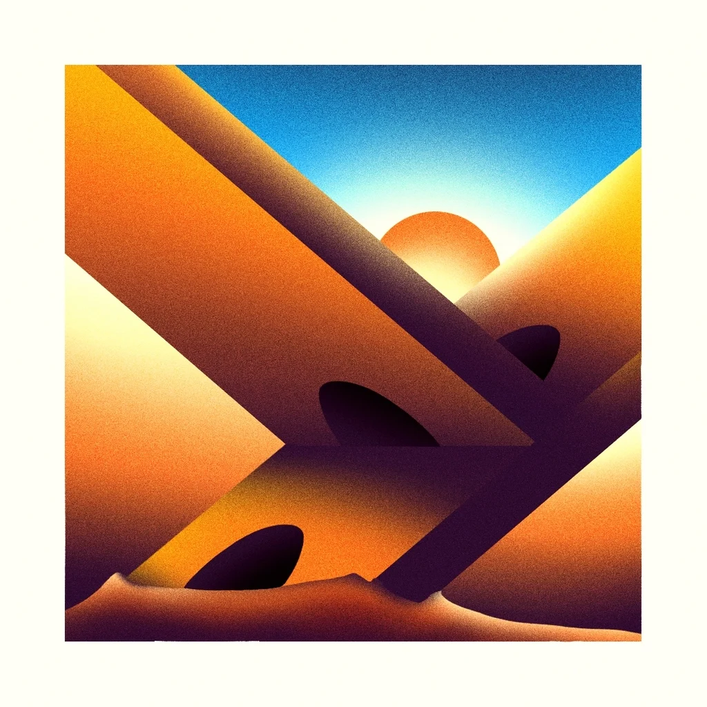 Image from the training dataset for the "Surrealscapes" model