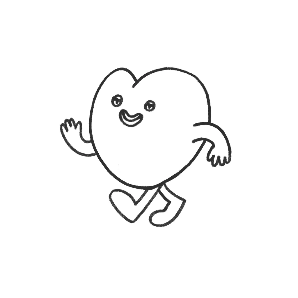 Image from the training dataset for the "Playful Line Adventures" model