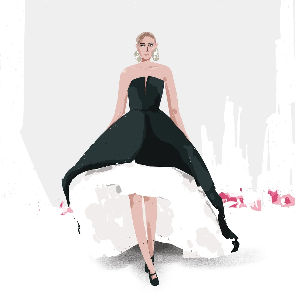 Image from the training dataset for the "Elegant Pastel" model