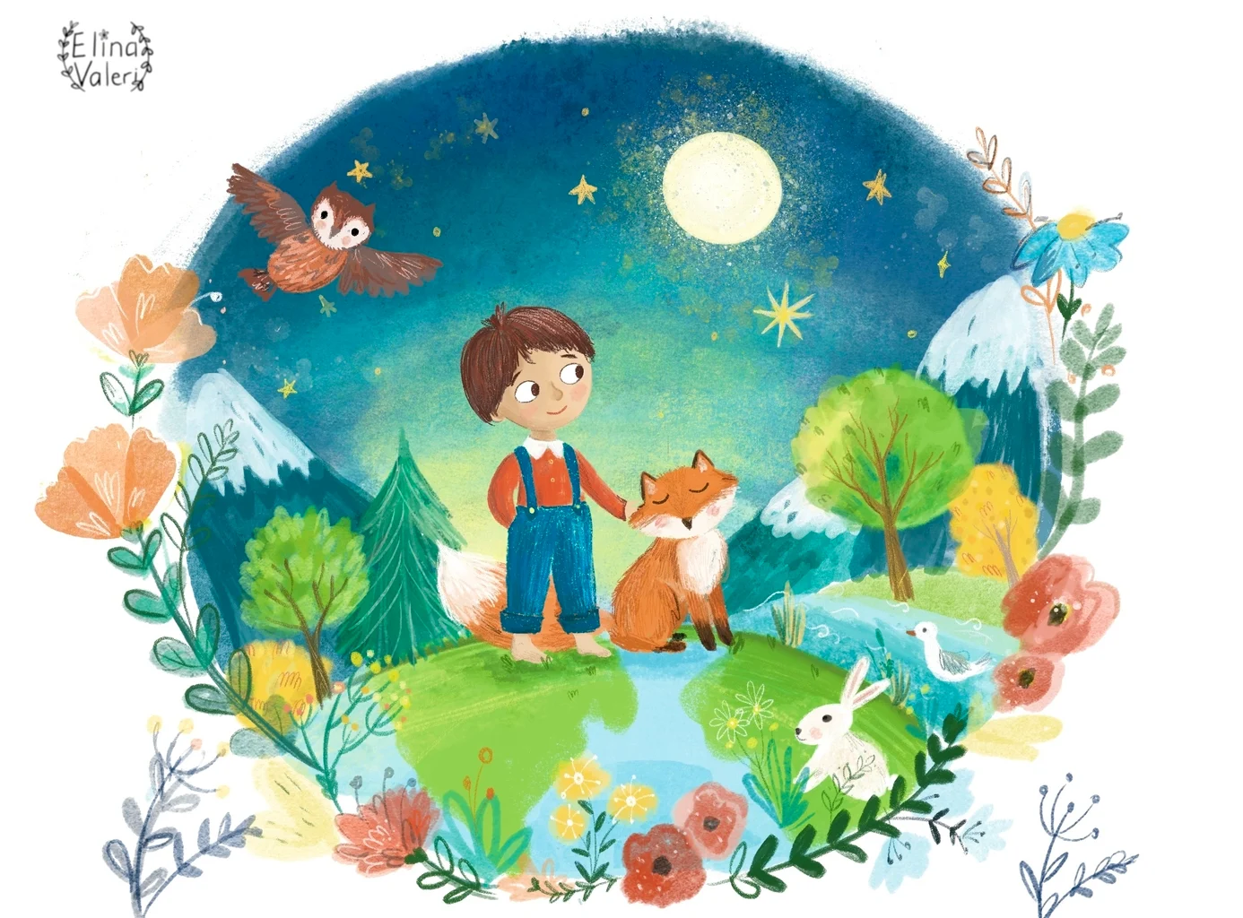 Image from the training dataset for the "Whimsical Wonders " model