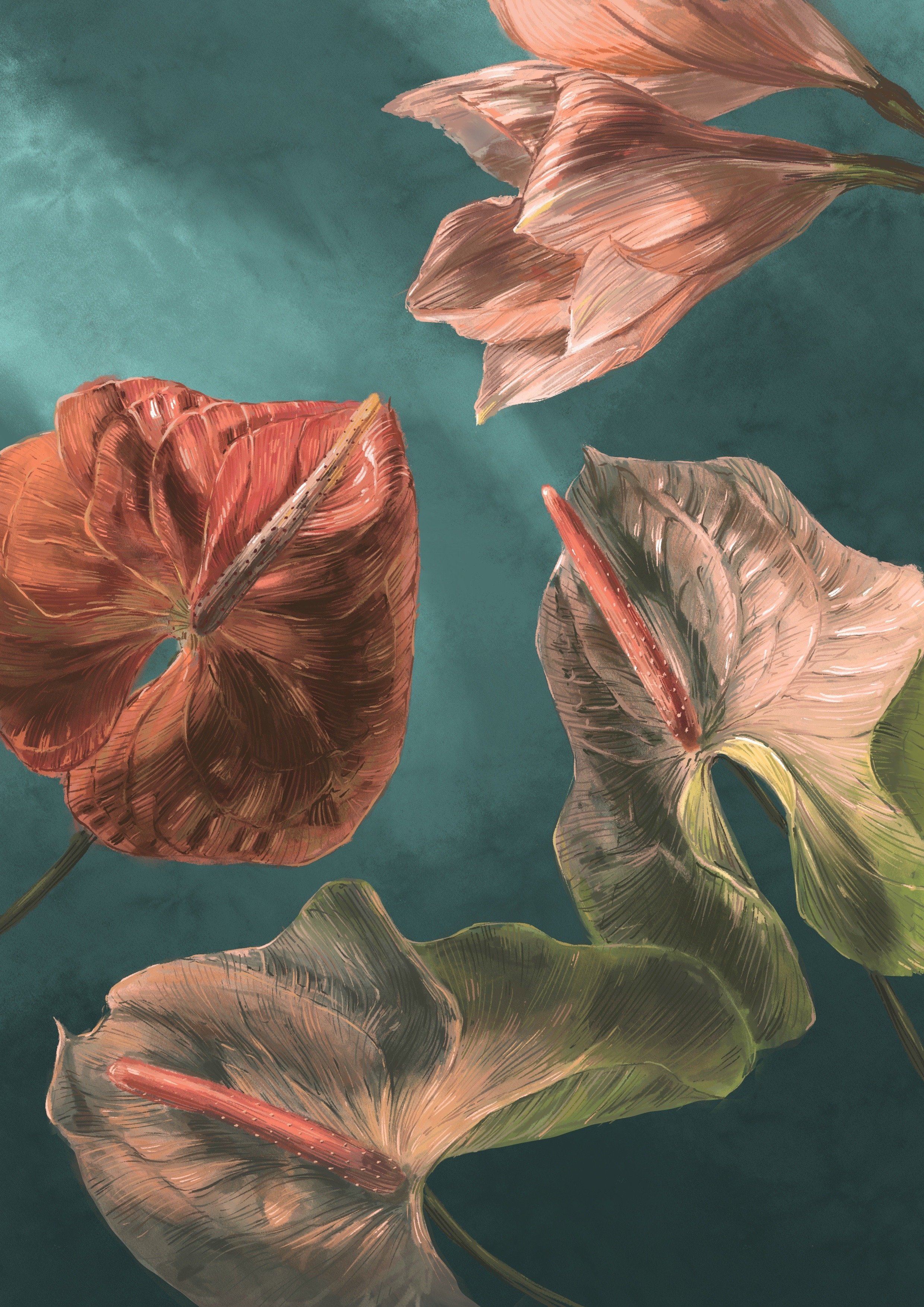 Image from the training dataset for the "Wild Elegance" model