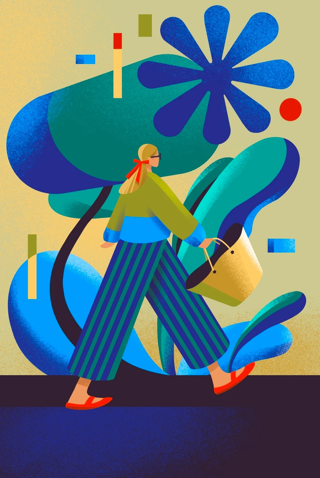 Image from the training dataset for the "Vibrant Journeys" model