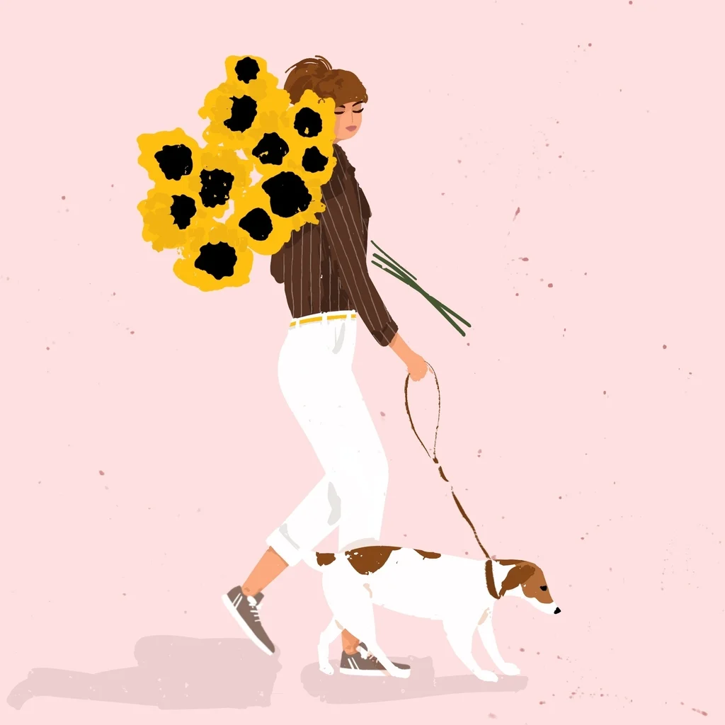 Image from the training dataset for the "Elegant Pastel" model