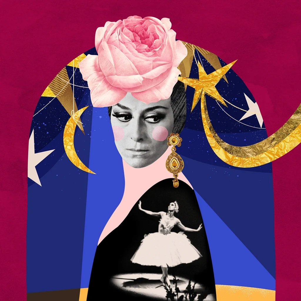 Image from the training dataset for the "Eclectic Collage" model