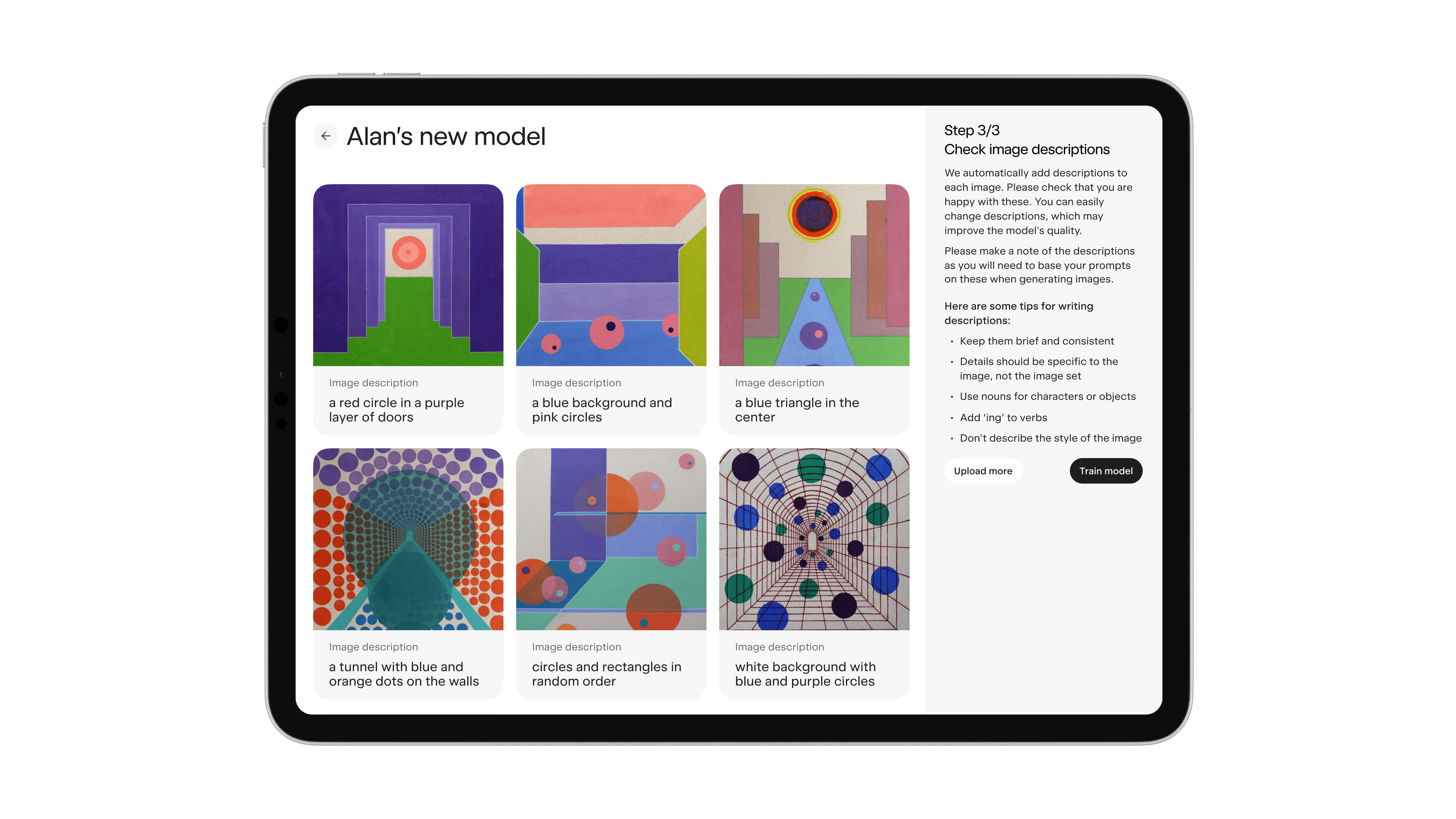 Original artworks by Alan Lacke trained as exactly.ai model