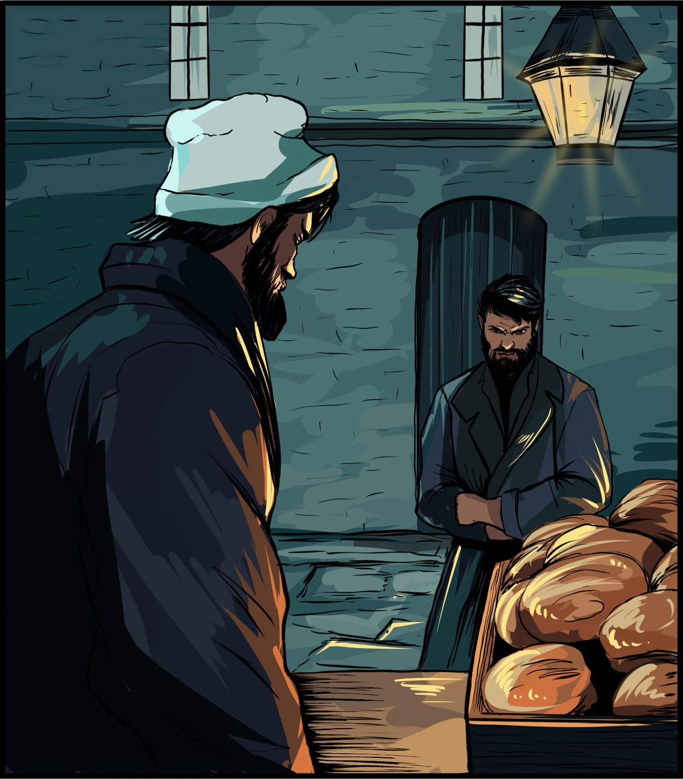 Image from the training dataset for the "Dark Comics" model