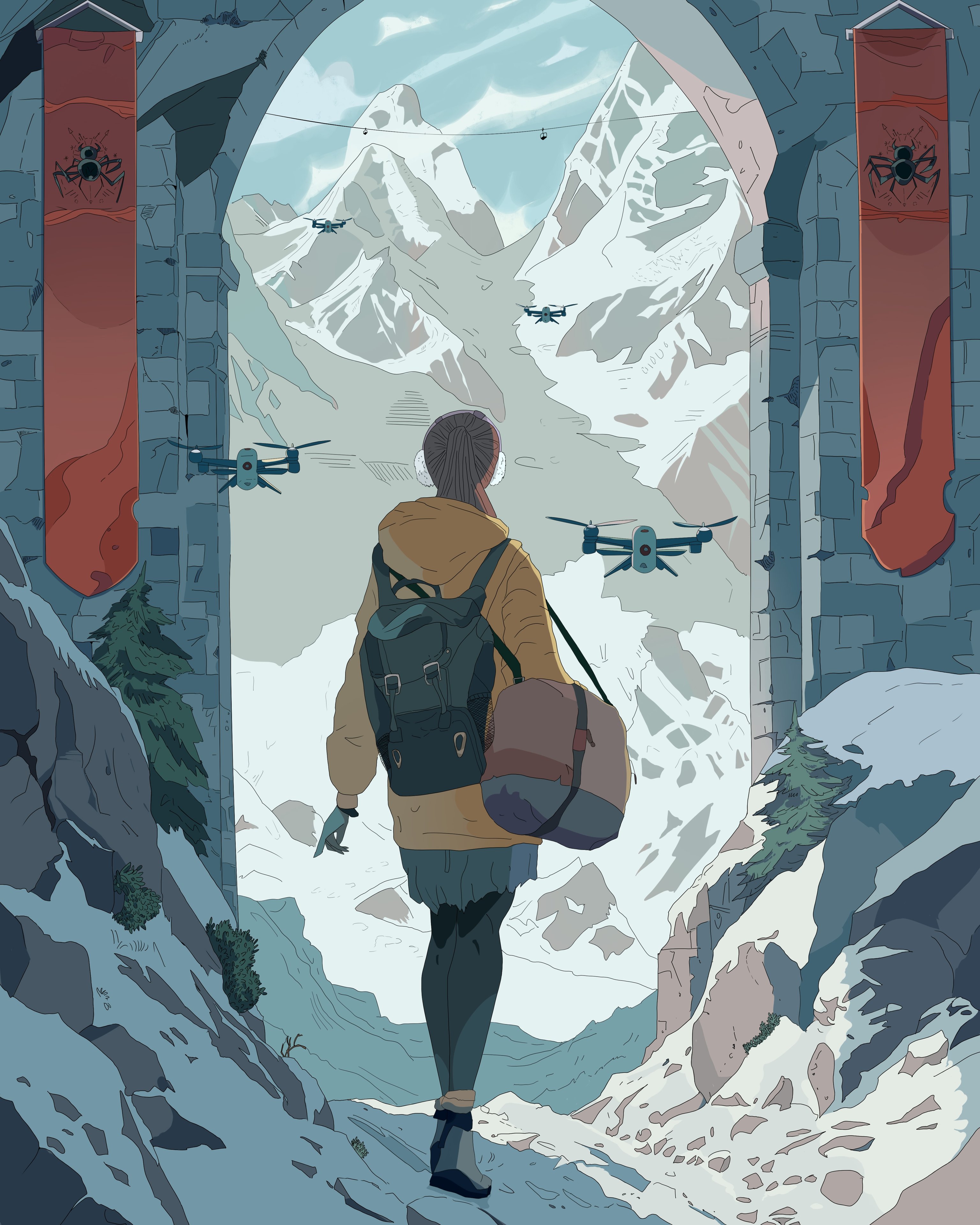 Image from the training dataset for the "Dark Comics" model